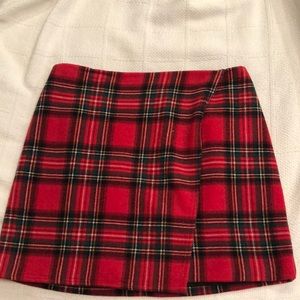 Hollister plaid skirt